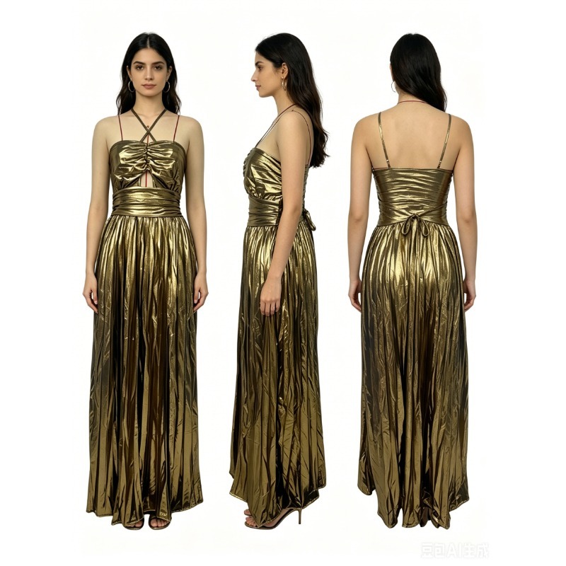 Men'S Formal Wear For Wedding Guest - Metallic Prom Dress Wedding Guest Empire
