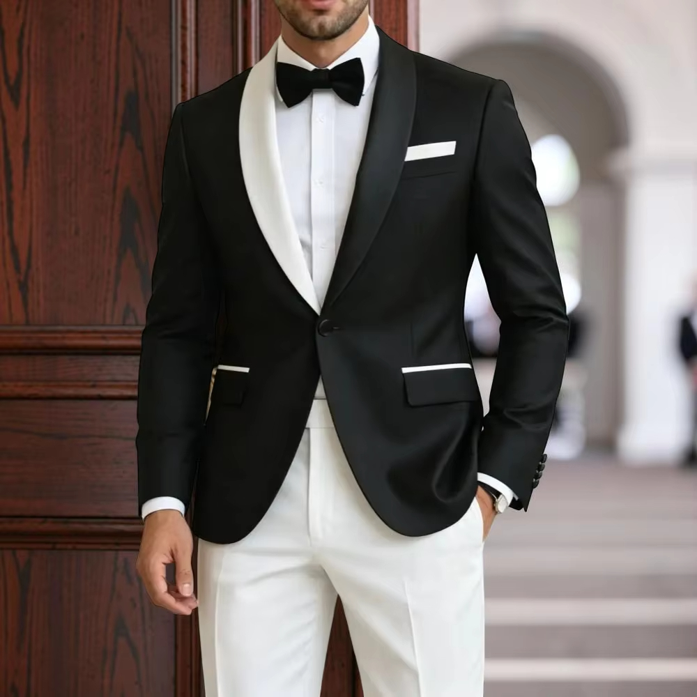 Men'S Formal Evening Wear - Formal Suits for Men Contrast Color