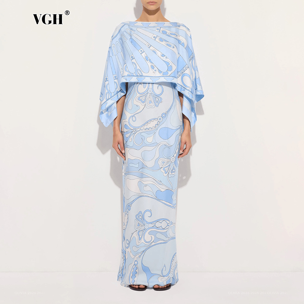 VGH Light Blue Abstract Print  - Men'S Formal Wear For Wedding Guest recension och pris