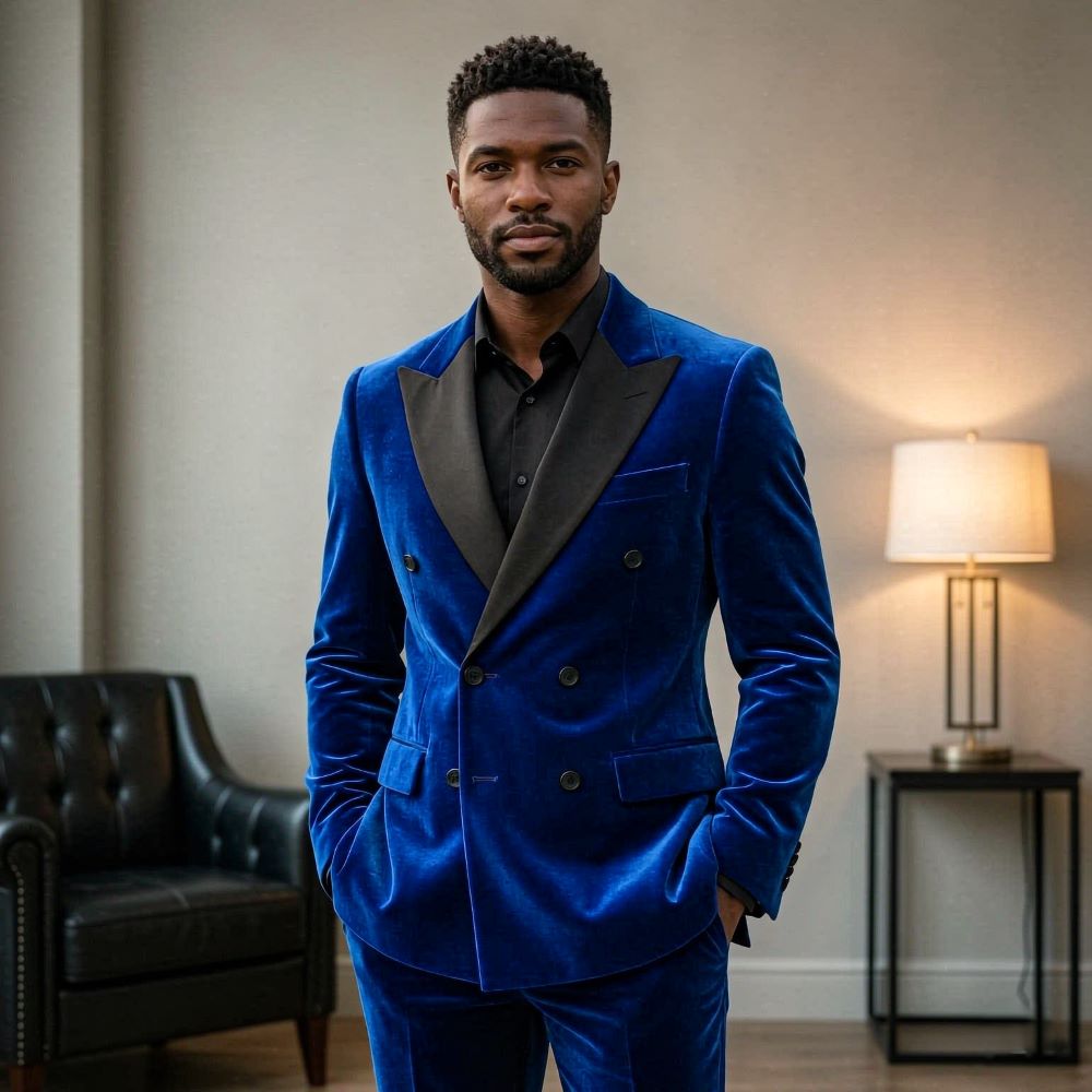 Formal Velvet Suits for Men Do - Men Formal Wear Fashion recension och pris
