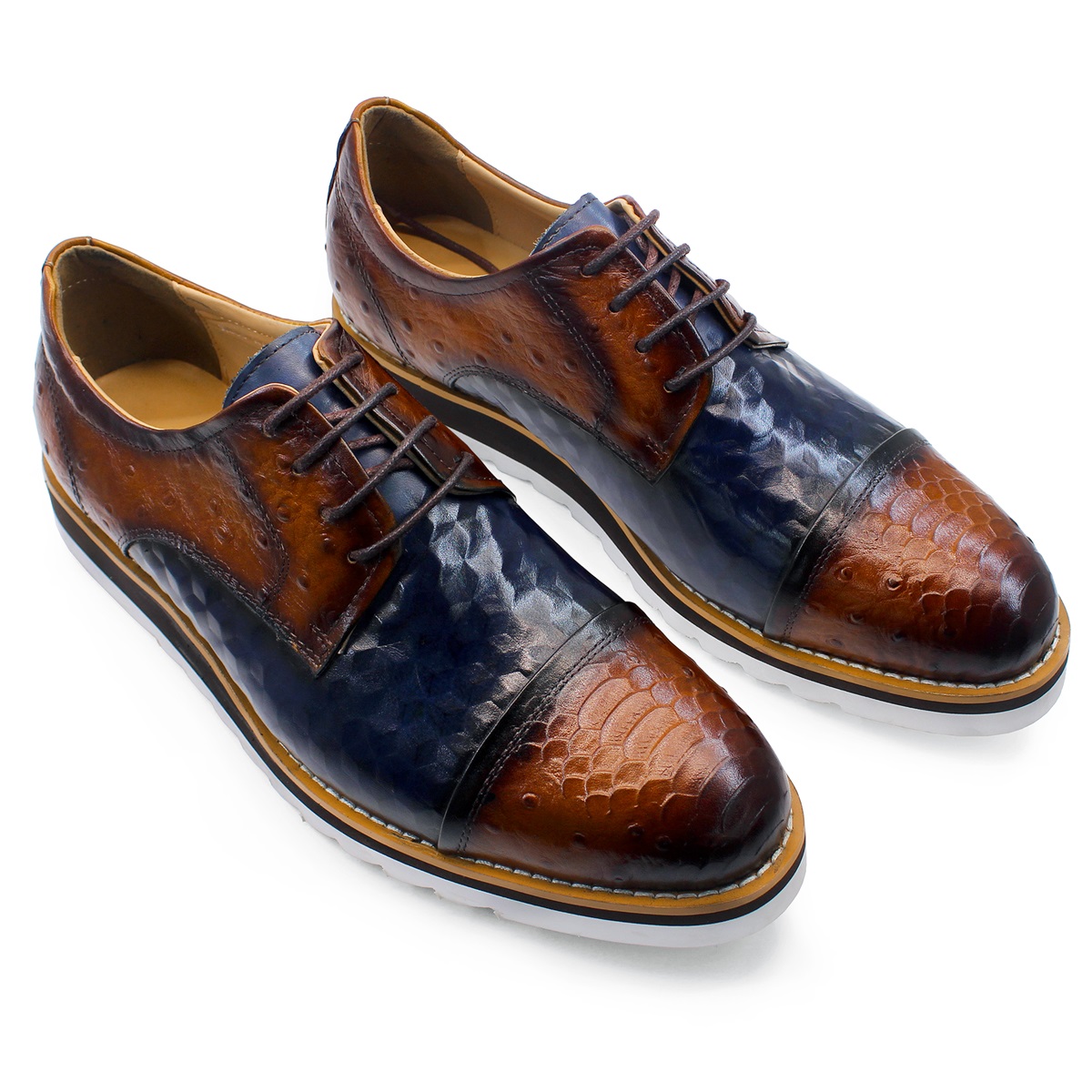 Luxury Men's Genuine Leather D - Men Formal Wear With Sneakers recension och pris