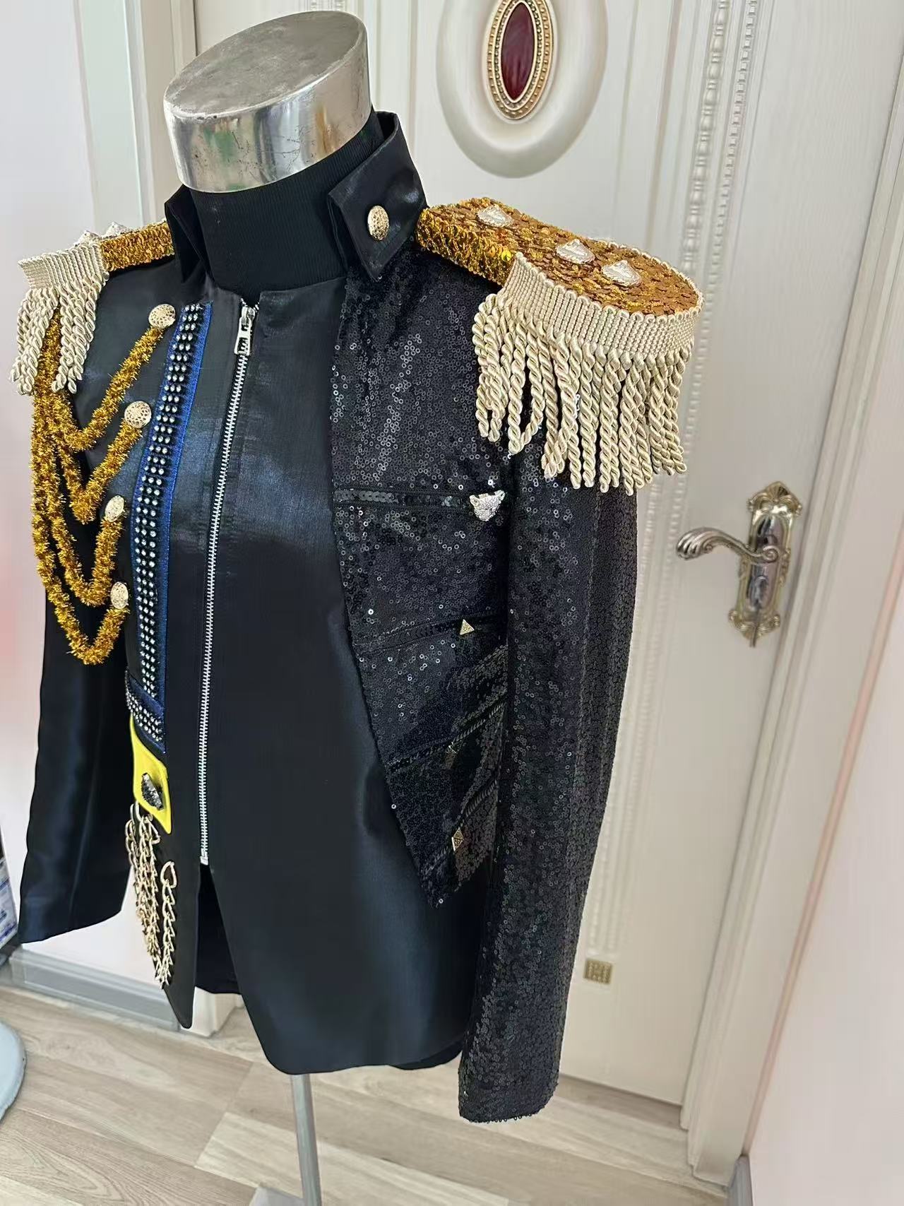 New Men Tassel Royal Jacket We - Men Formal Wear Wedding recension och pris