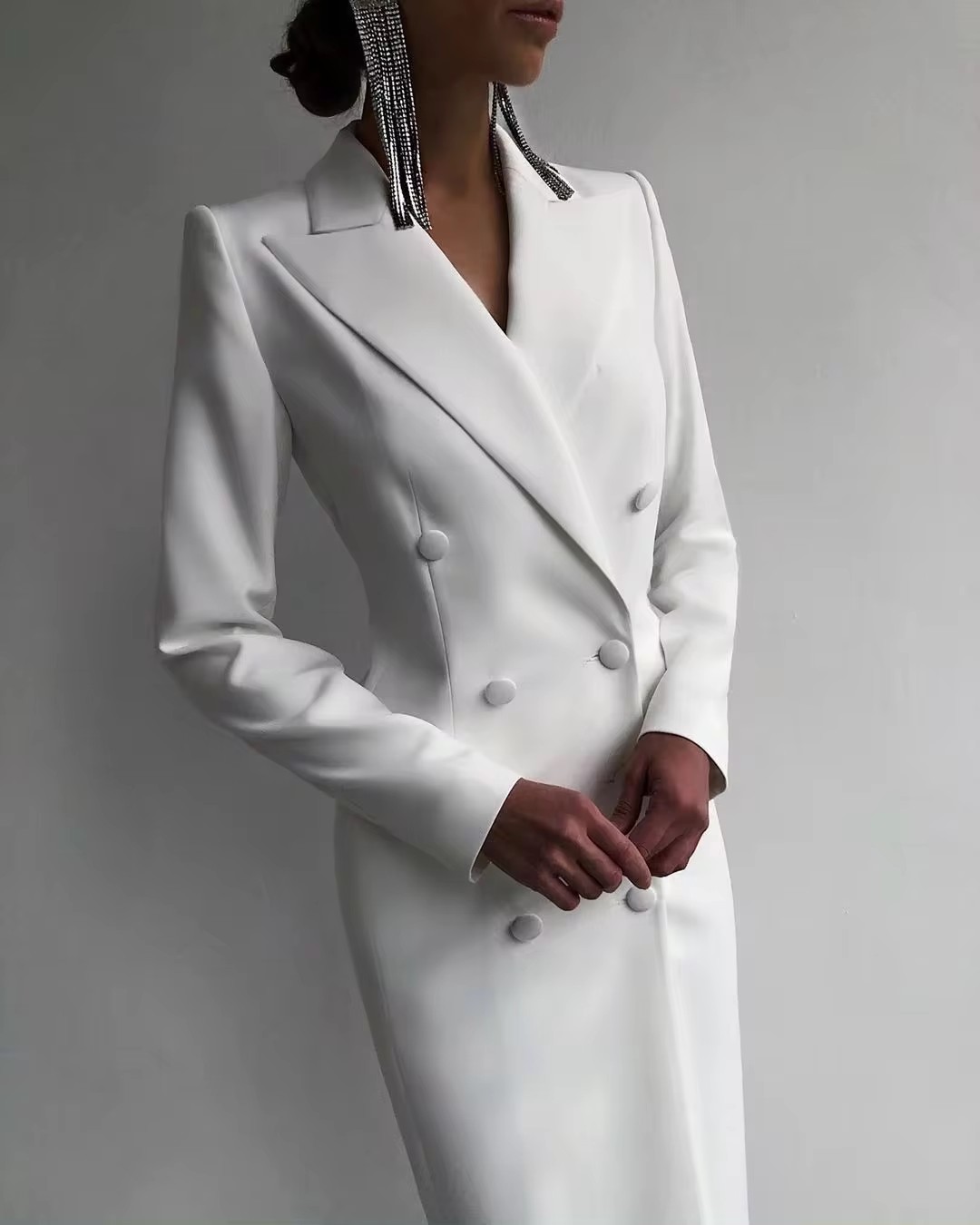 Autumn White Double Breasted W - Men Formal Wear Wedding Guest recension och pris