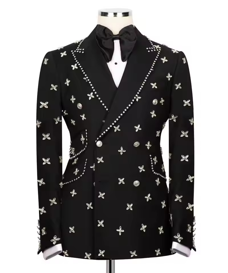 Luxury Diamond Beaded Men Tuxe - Men'S Formal Evening Wear recension och pris