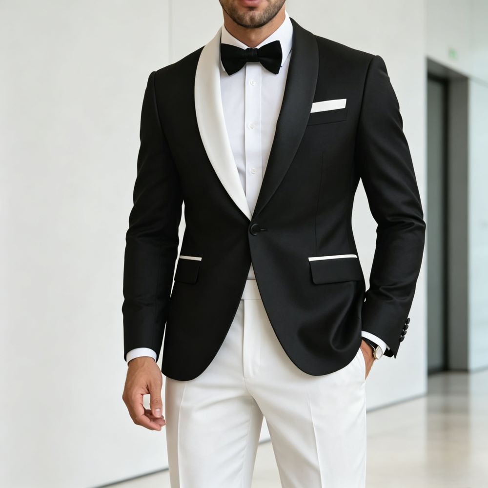 Formal Suits for Men Contrast  - Men'S Formal Evening Wear recension och pris
