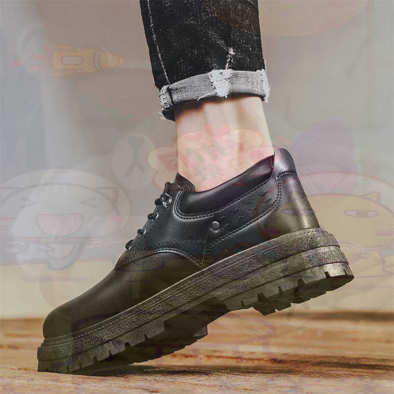 Dark Natural Leather Fashion T - Men Formal Wear Names recension och pris