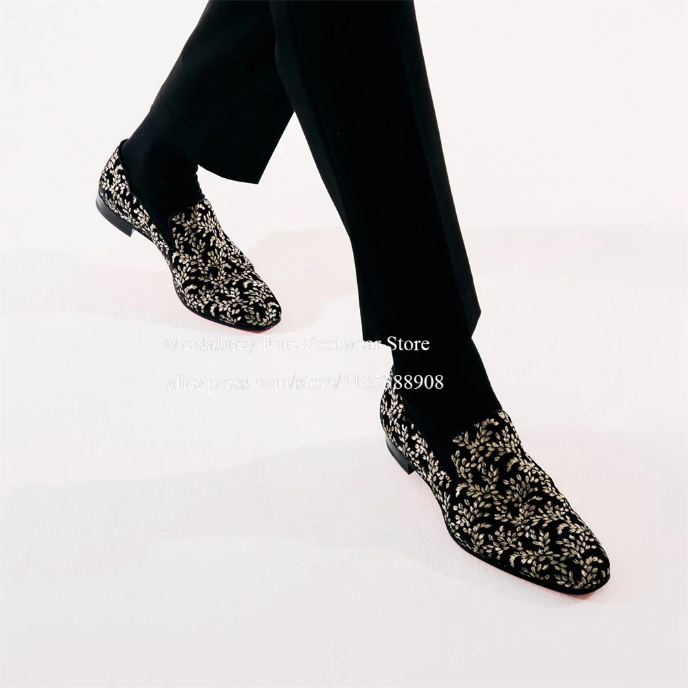 Black Silk Velvet Slip On Loaf - Men'S Formal Evening Wear recension och pris
