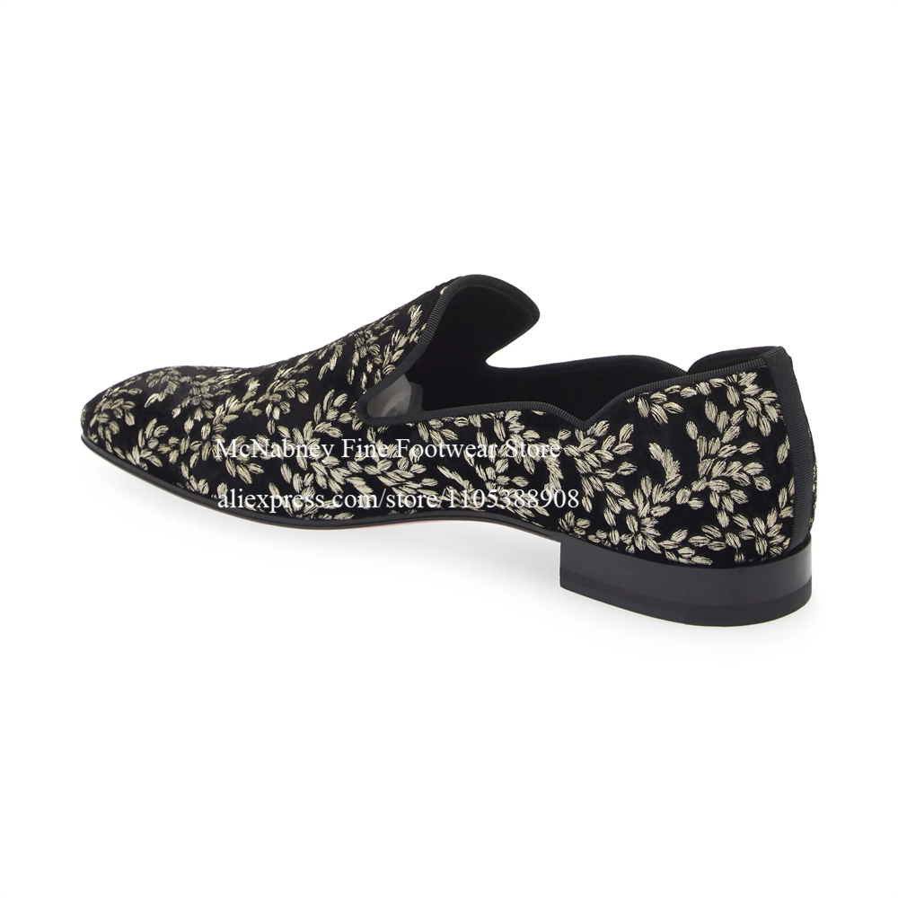 Black Silk Velvet Slip On Loaf - Men'S Formal Evening Wear recension och pris