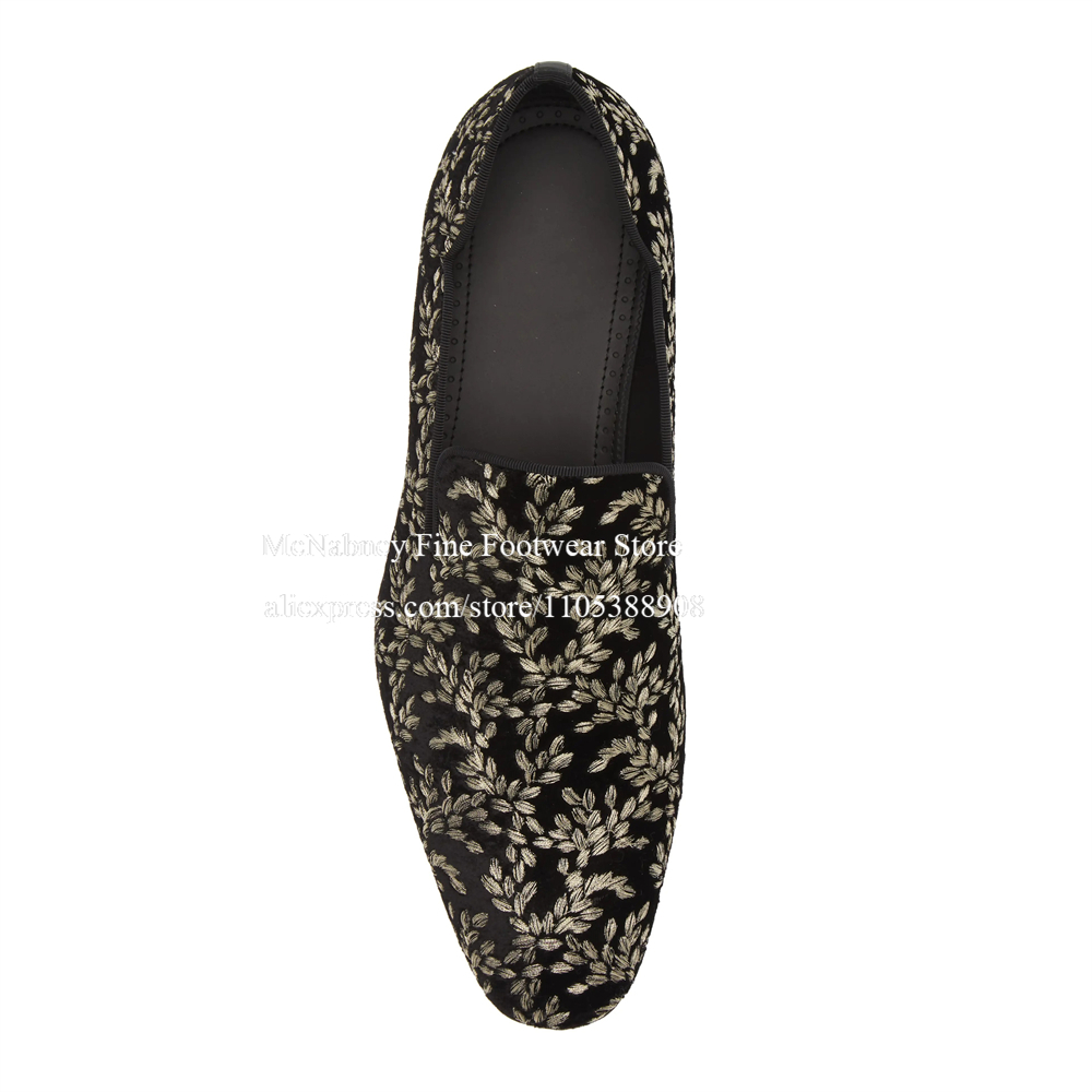 Black Silk Velvet Slip On Loaf - Men'S Formal Evening Wear recension och pris