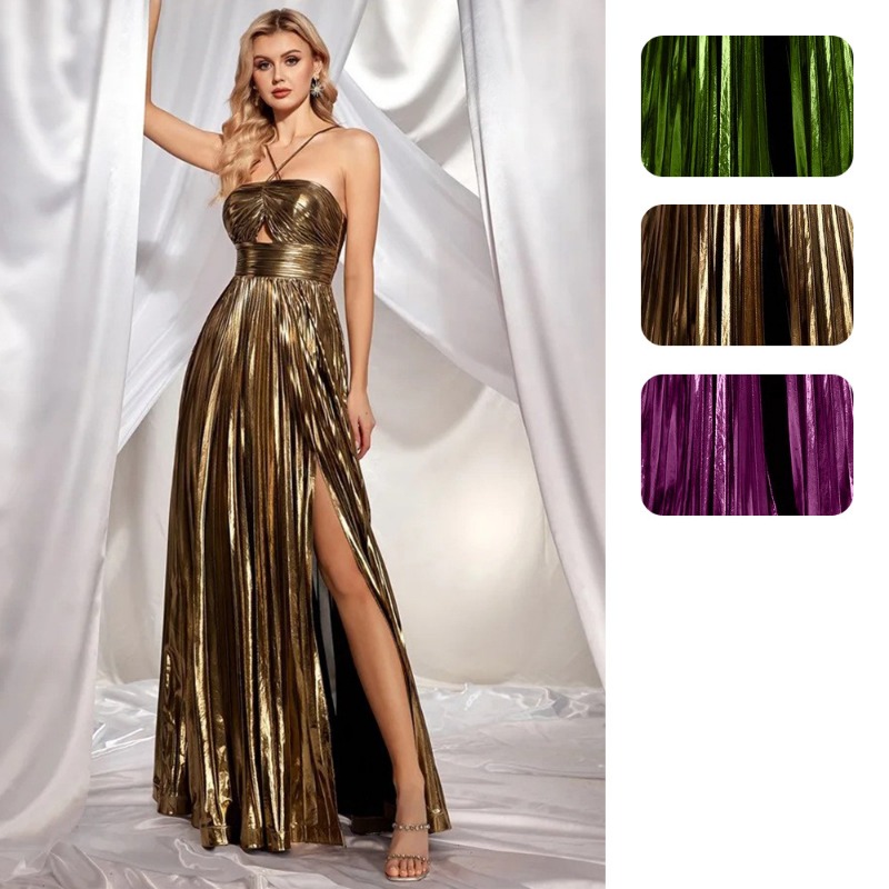 Metallic Prom Dress Wedding Gu - Men'S Formal Wear For Wedding Guest recension och pris