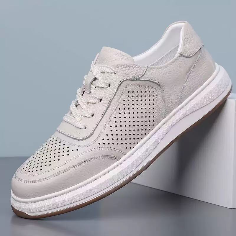 Breathable White Flat Mens Lac - Men Formal Wear With Sneakers recension och pris