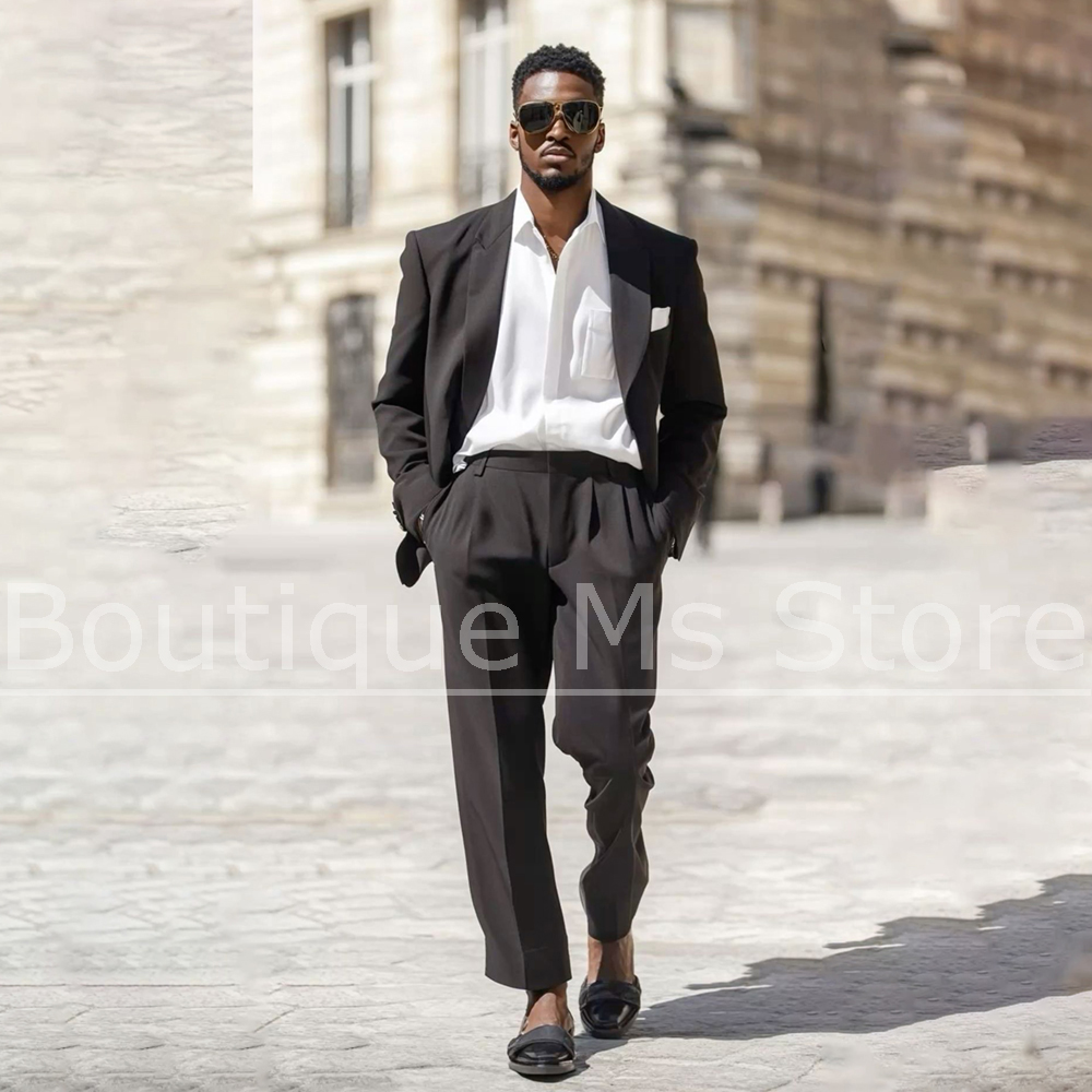 Dark Brown Men's Suit 2 Piece  - Men'S Formal Evening Wear recension och pris