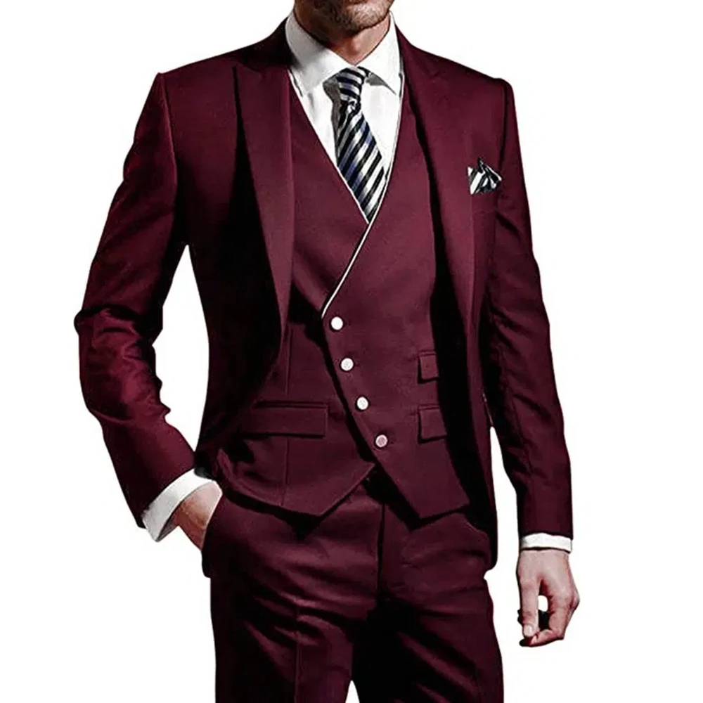 Men Suit  Army Green 3 Piece G - Men'S Formal Evening Wear recension och pris
