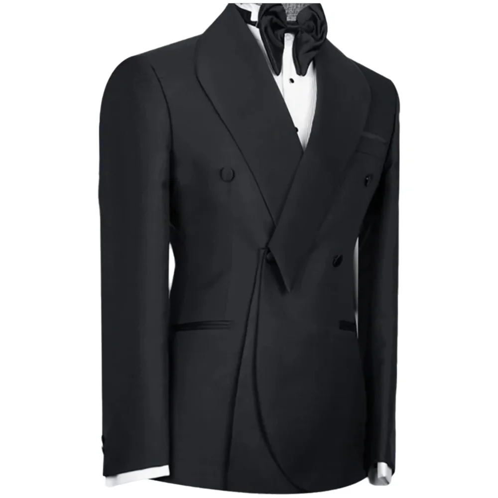 Black Suits For Men Shawl Lape - Men Formal Wear Wedding recension och pris
