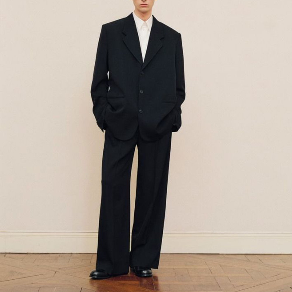 Men's Black Oversized Suit Set - Men Formal Wear Wedding recension och pris