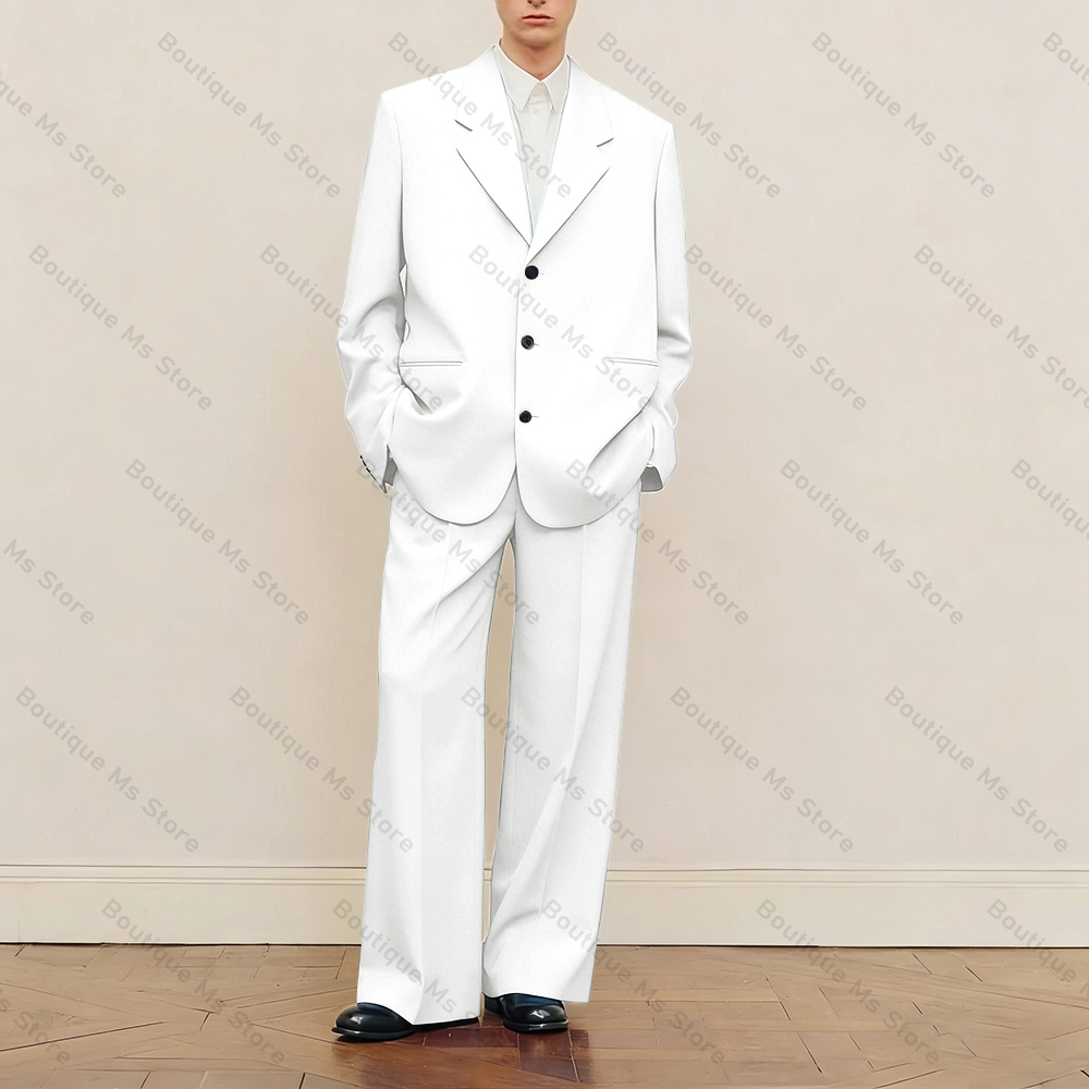 Men's Black Oversized Suit Set - Men Formal Wear Wedding recension och pris